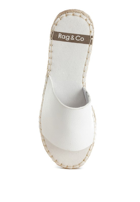 Scalar Genuine Soft Leather Espadrille Flatforms - Tigbul's Variety Fashion Shop