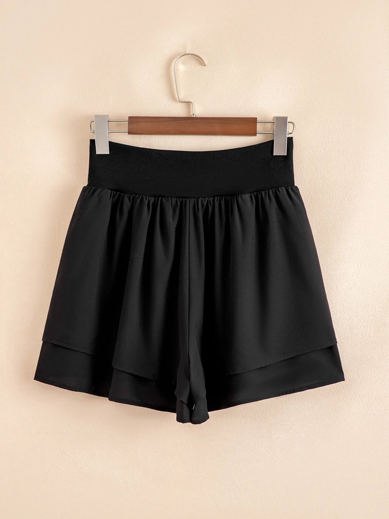 Layered Ruffle Shorts - Tigbul's Variety Fashion Shop