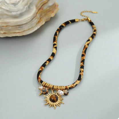 Leopard 18K Gold-Plated Necklace - Tigbul's Variety Fashion Shop