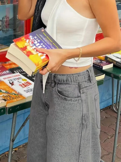 Wide Leg Jeans - Tigbul's Variety Fashion Shop