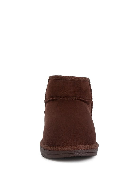 Vesper High Ankle Flat Winter Boots - Tigbul's Variety Fashion Shop