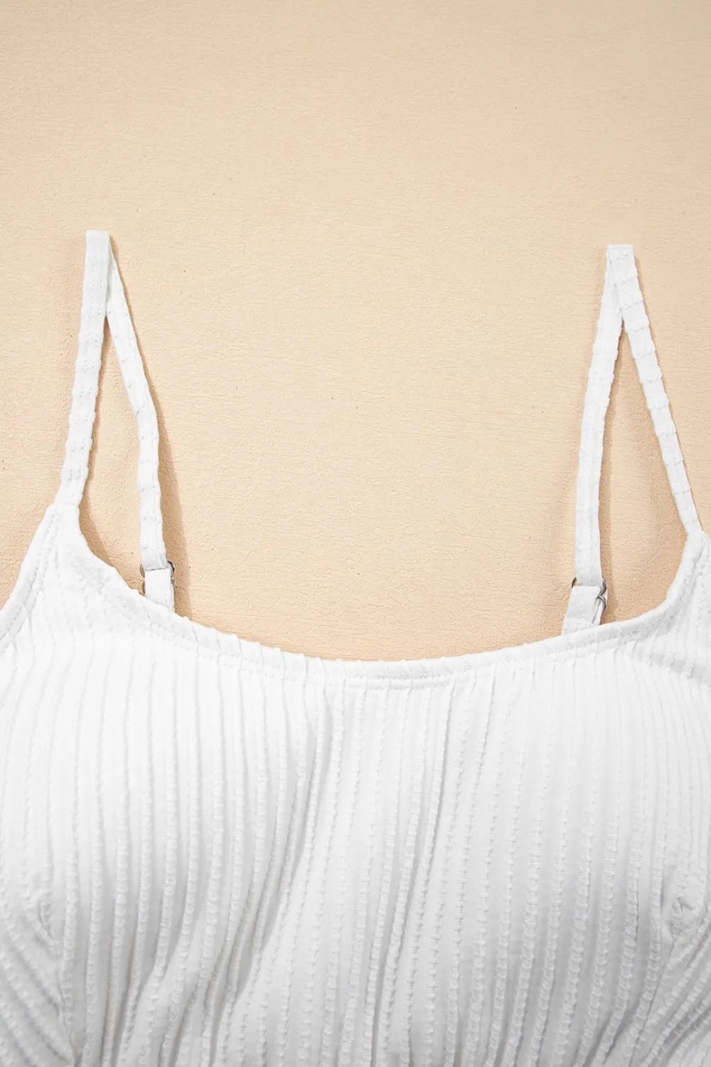 Textured Contrast Banding Bikini High Waist 2pcs Swimsuit - Tigbul's Variety Fashion Shop