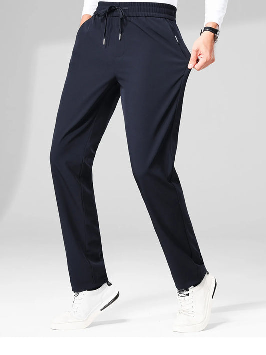 Men's Plus Size Drawstring Pants with Pockets - Tigbul's Variety Fashion Shop