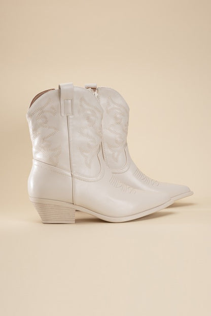 WILLA-1 Western Booties - Tigbuls Variety Fashion