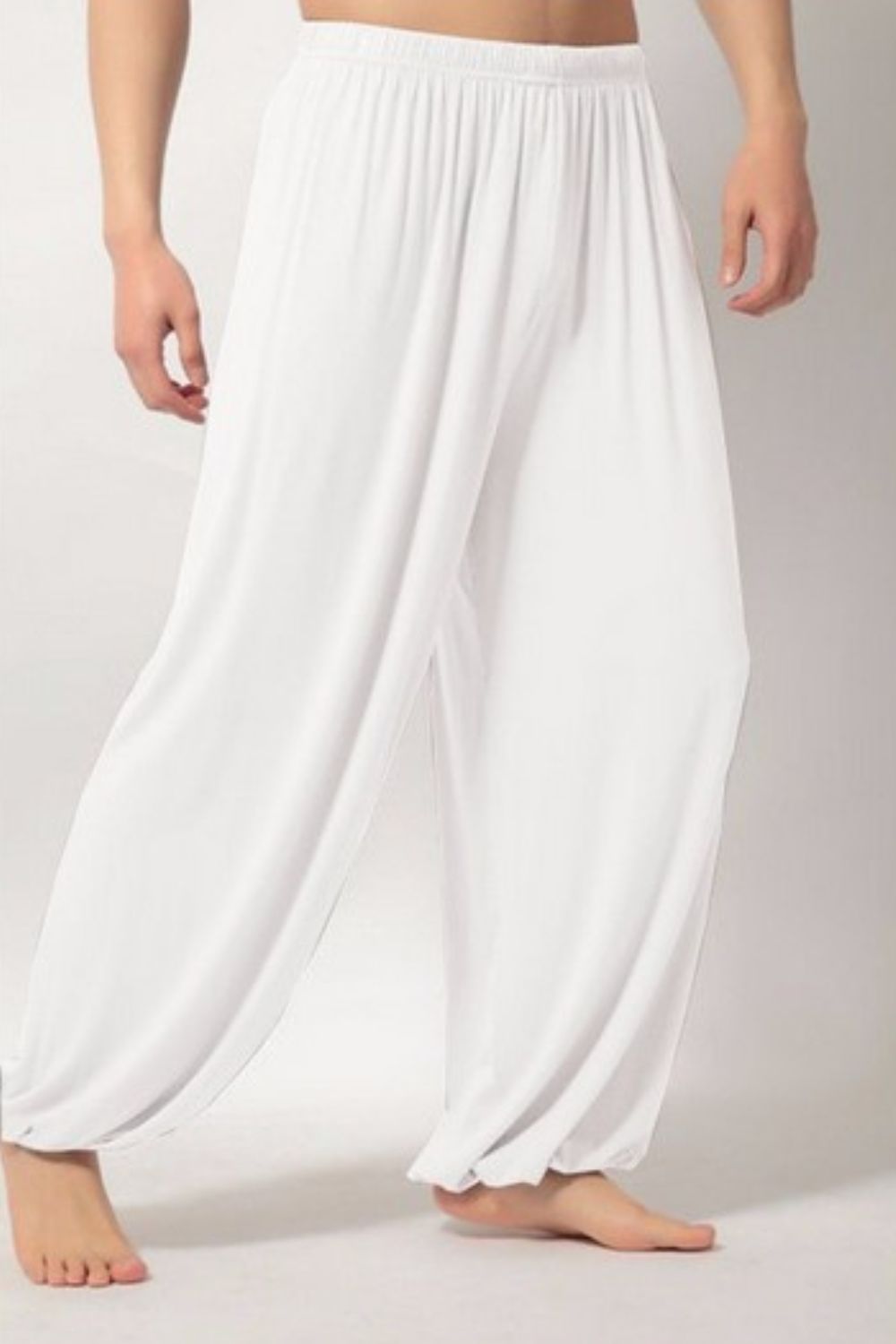 Men's Full Size Elastic Waist Pants Plus Size - Tigbul's Variety Fashion Shop