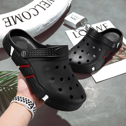 Men's Round Toe Platform Sandals - Tigbul's Variety Fashion Shop