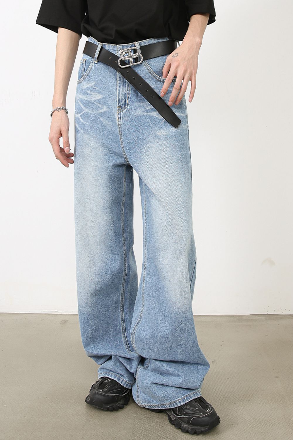 Men's Wide Leg Jeans - Tigbul's Variety Fashion Shop