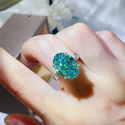5 Carat Moissanite 925 Sterling Silver Ring - Tigbul's Variety Fashion Shop