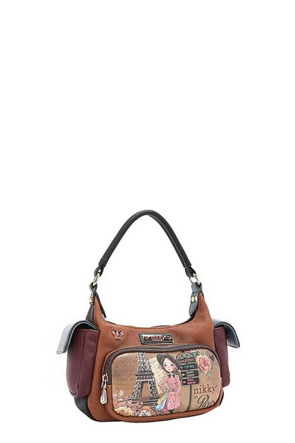 Nicole Lee USA Eco-Leather Shoulder Bag - Tigbul's Variety Fashion Shop