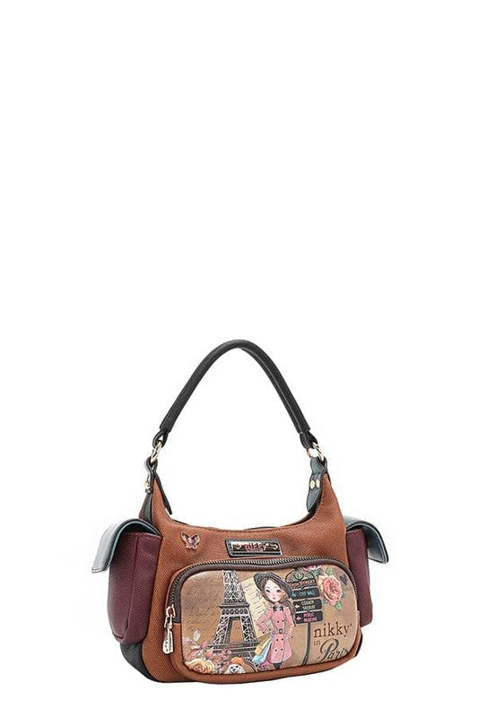 Nicole Lee USA Eco-Leather Shoulder Bag - Tigbul's Variety Fashion Shop