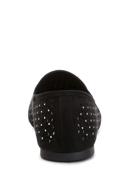 Gordon Perforated Ballerinas - Tigbuls Variety Fashion