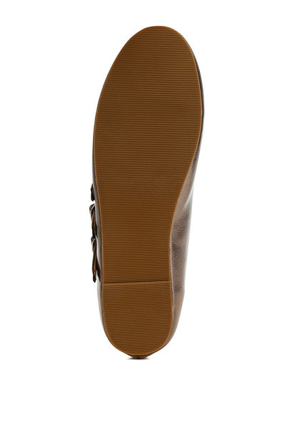 Macarina Triple Strap Mary Jane Ballerinas - Tigbul's Variety Fashion Shop