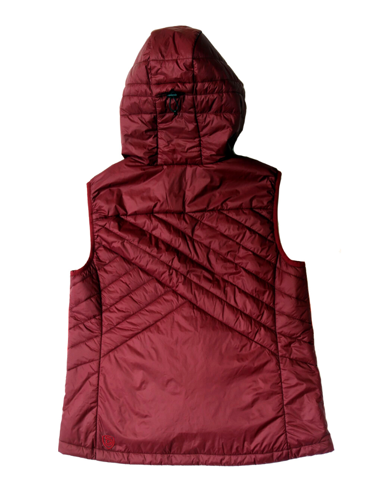 Powerstripe Eco-Friendly Down Hooded Vest - Tigbul's Variety Fashion Shop