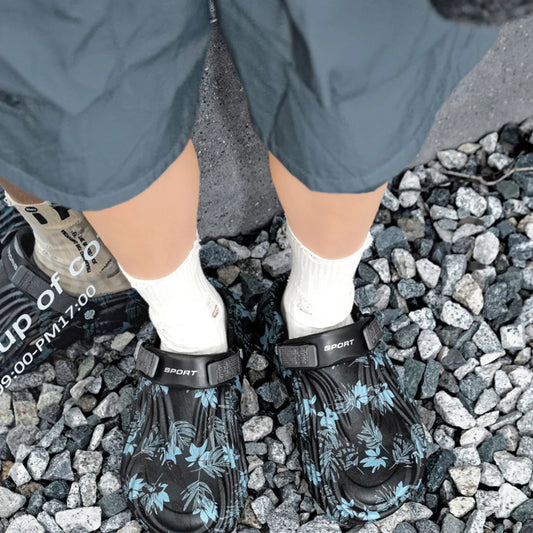 Men's Floral Pattern Comfort Breathable Sandals - Tigbul's Variety Fashion Shop