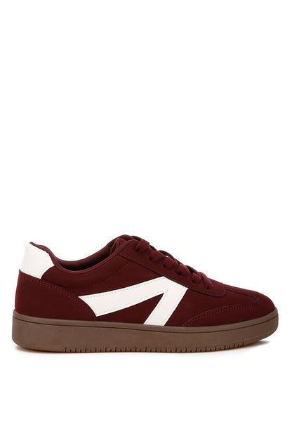 Zoomer Contrasting Patchwork Chunky Sneakers - Tigbul's Variety Fashion Shop
