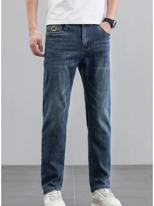 Men's Straight Leg Wash Jeans - Tigbul's Variety Fashion Shop