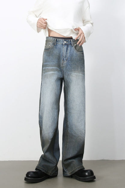 Men's Loose Jeans with Pockets - Tigbul's Variety Fashion Shop