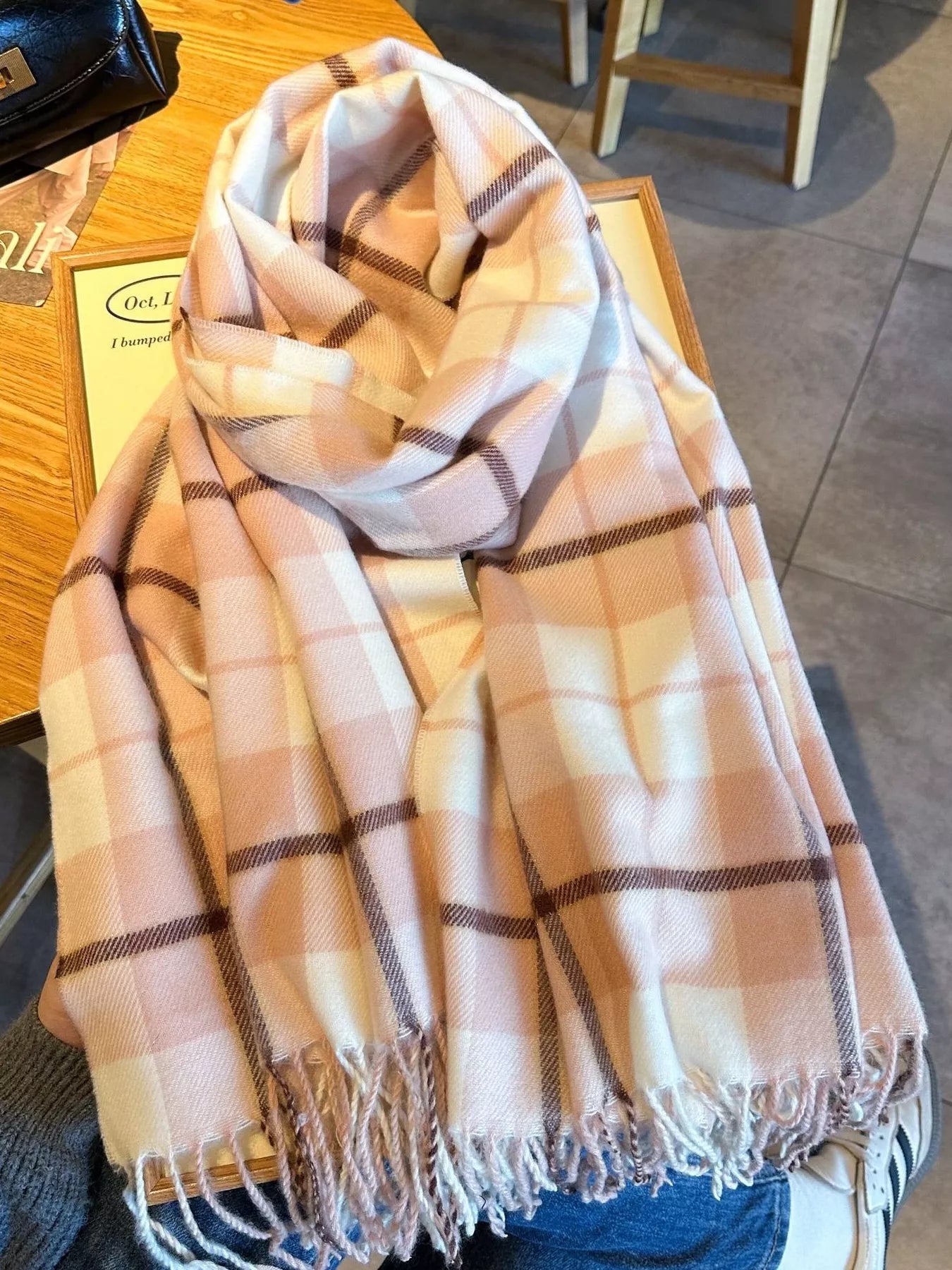 Classic Plaid Fringe Scarf - Tigbul's Variety Fashion Shop