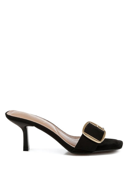 Acacia Buckle Strap Slip On Sandals - Tigbul's Variety Fashion Shop