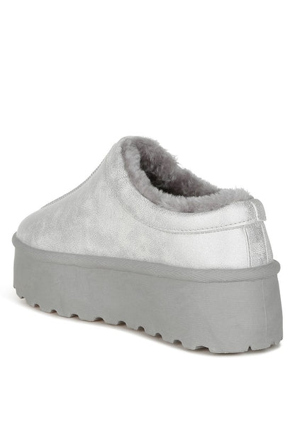 Lottys Faux Leather Platform Classic Slip-On - Tigbul's Variety Fashion Shop