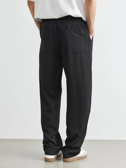 Men's Plus Size Relaxed Fit Wide Leg Drawstring Pants - Tigbul's Variety Fashion Shop