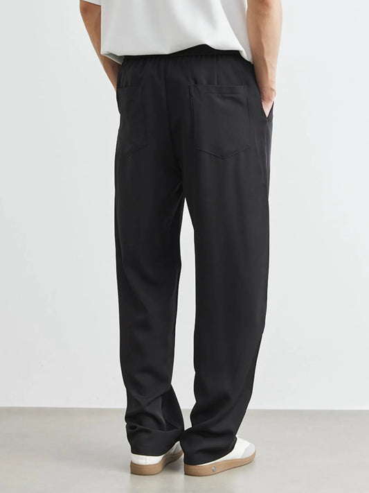 Men's Plus Size Relaxed Fit Wide Leg Drawstring Pants - Tigbul's Variety Fashion Shop
