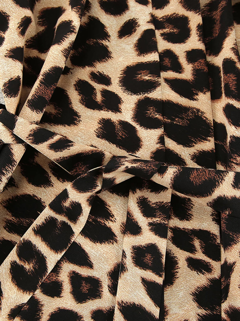 Leopard Cami & Cardigan and Shorts Three-Piece Lounge Set | Tigbuls