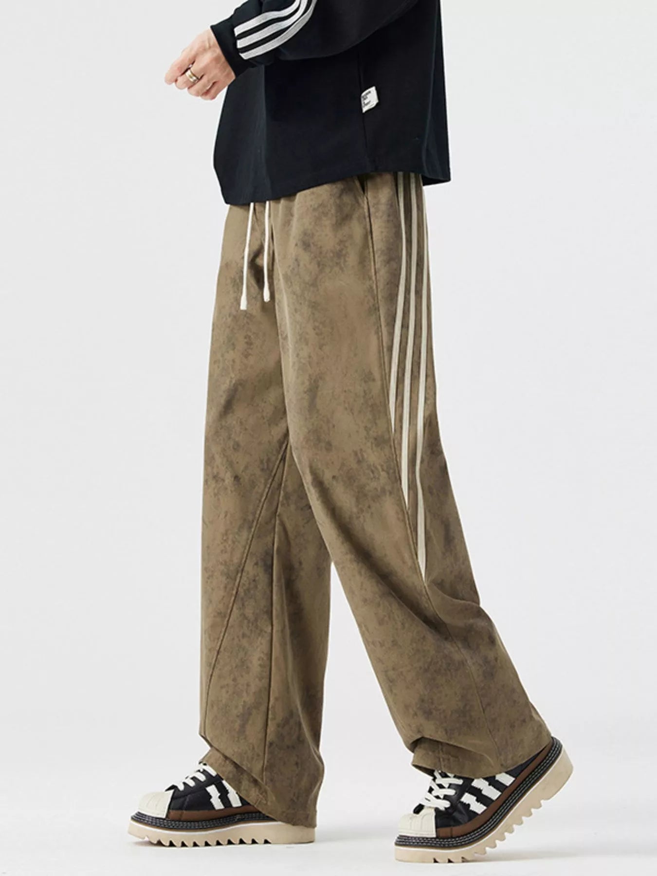 Men's Full Size Tie-Dye Wide-Leg Casual Pants Plus Size - Tigbul's Variety Fashion Shop