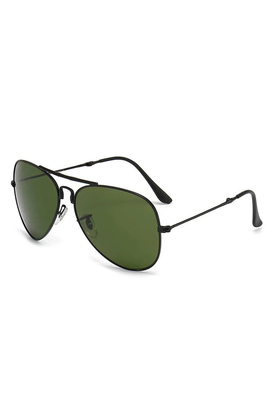 Aviator Sunglasses with Metal Temple - Tigbul's Variety Fashion Shop