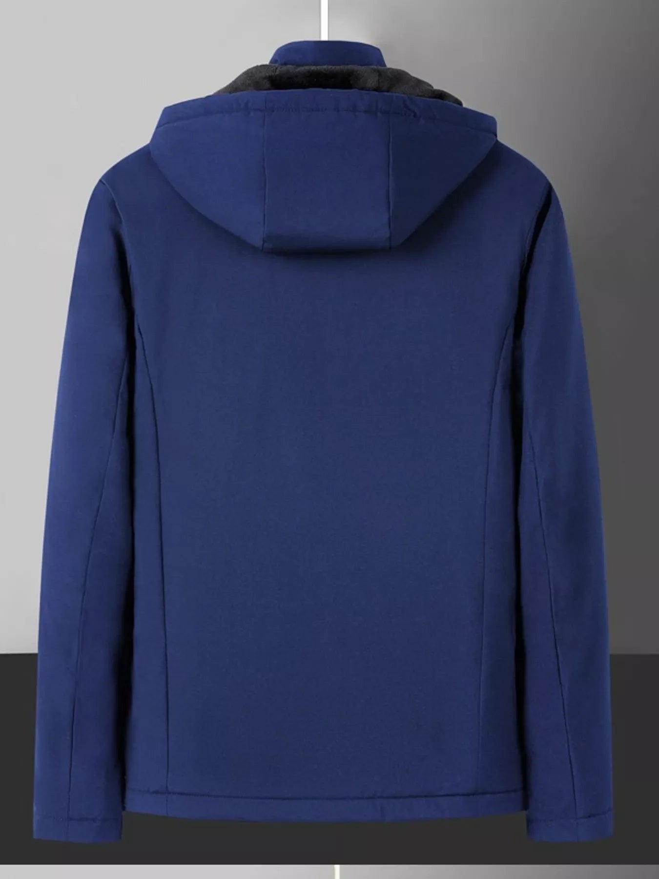 Men's Plus Size Warm Fleece Lined Hooded Winter Coat | Tigbuls