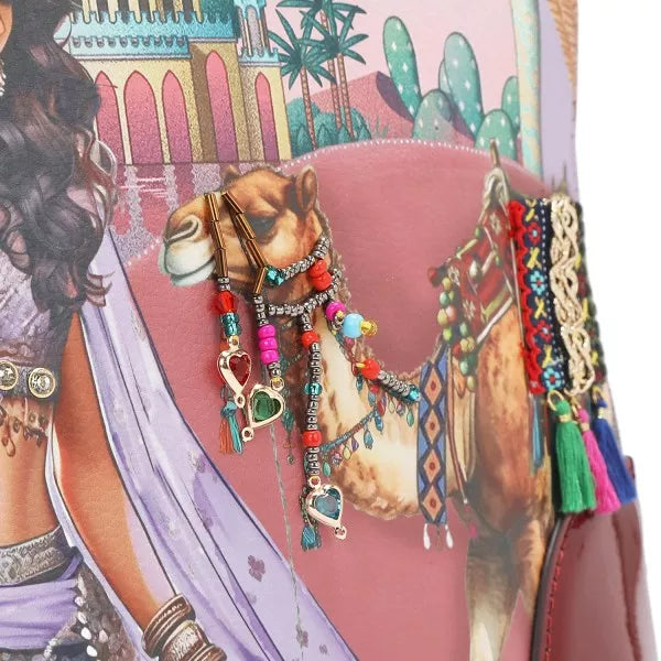 Nicole Lee USA Queen Cleopatra Dome Handbag - Tigbul's Variety Fashion Shop