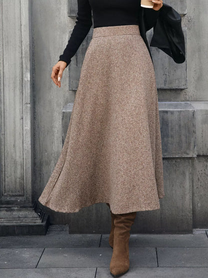 A-Line Midi Skirt - Tigbul's Variety Fashion Shop