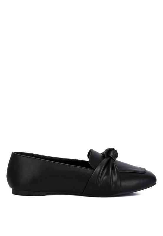 Denali Recycled Faux Leather Flat Loafers - Tigbul's Variety Fashion Shop