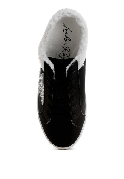Moxie Fur Collar Slip On Sneakers - Tigbul's Variety Fashion Shop