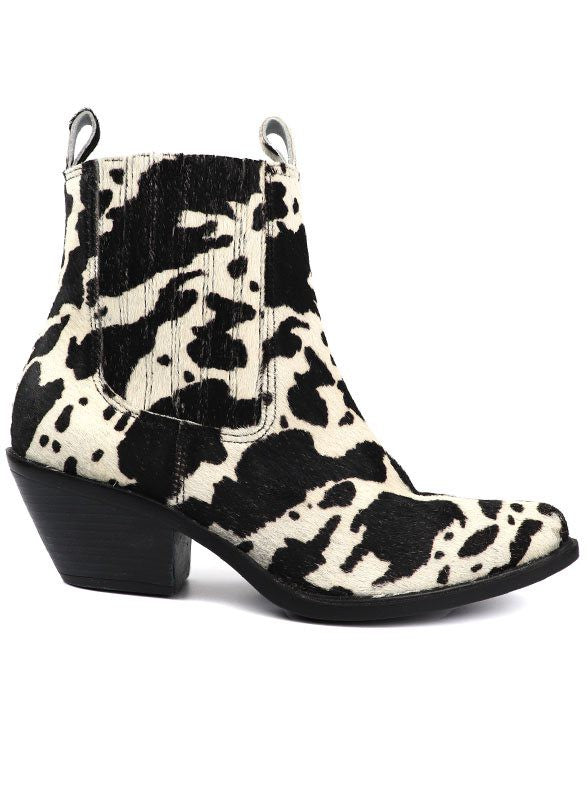 Leather Chelsea Western Fashion Bootie - Tigbuls Variety Fashion