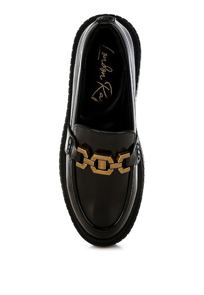 Grosbeak Horsebit Chunky Loafers - Tigbul's Variety Fashion Shop