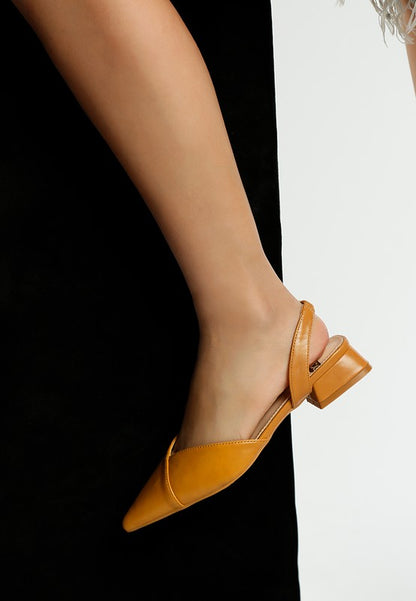 Tijay Soft Real Leather Slingback Sandals - Tigbul's Variety Fashion Shop