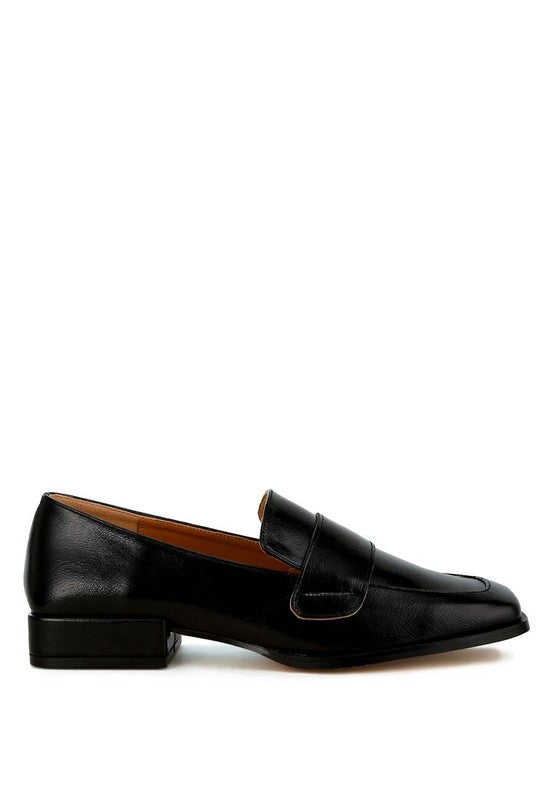 Jongs Metallic Penny Loafers - Tigbul's Variety Fashion Shop