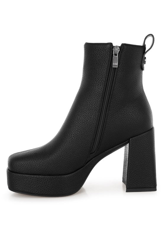 Poulin Faux Leather Chelsea Boots - Tigbul's Variety Fashion Shop