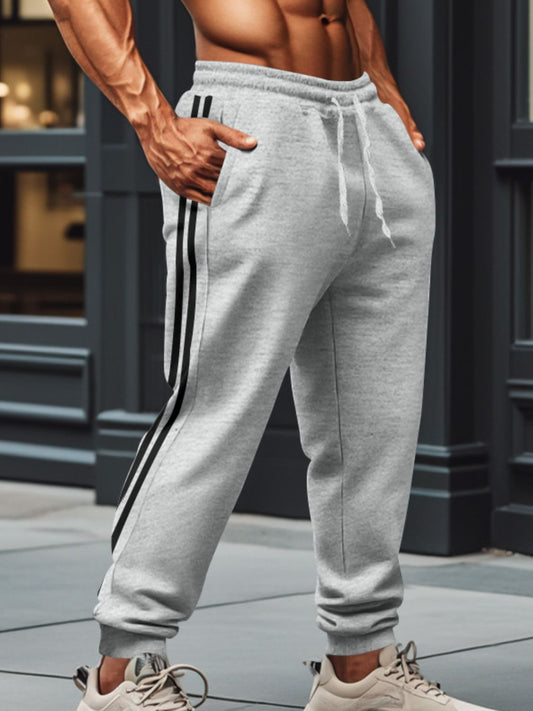 Men's Drawstring Pants With Pockets Small up to 3XL - Tigbul's Variety Fashion Shop