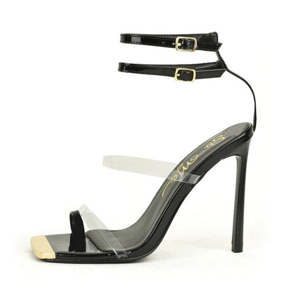 high heel sandal with ankle straps - Tigbul's Variety Fashion Shop