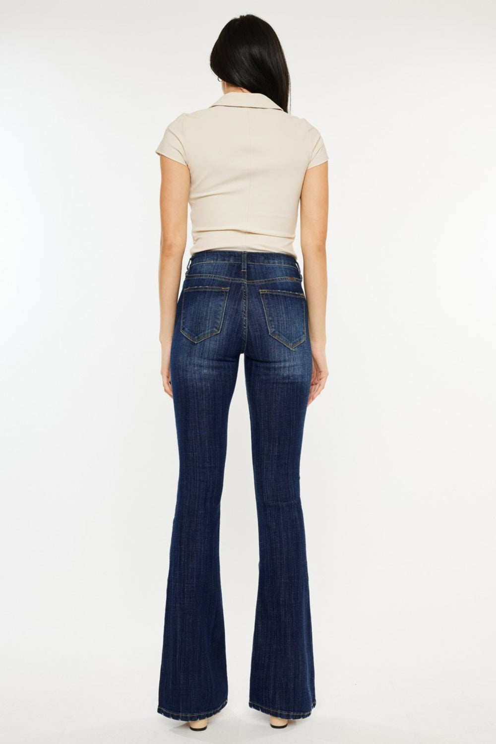 Kancan Full Size Mid Rise Slim Flare Jeans - Tigbul's Variety Fashion Shop