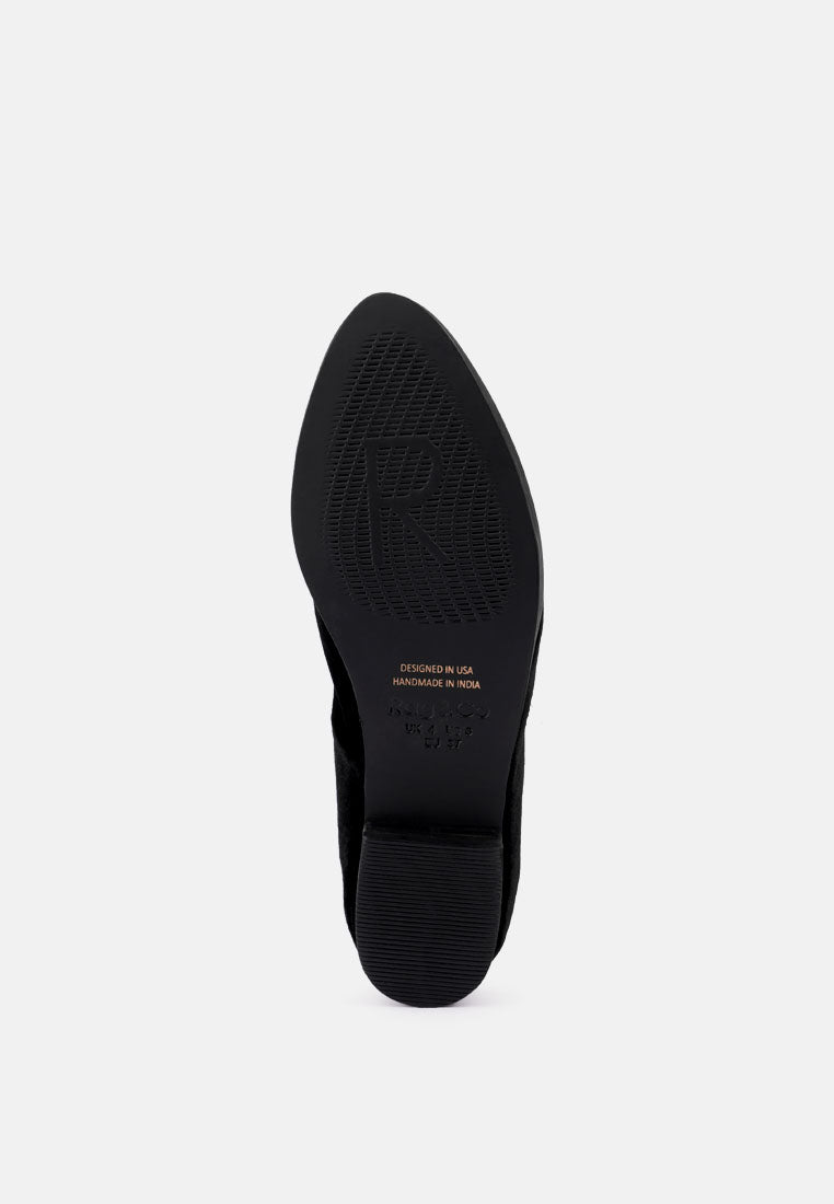 Luxe-Lap Velvet Handcrafted Loafers - Tigbul's Variety Fashion Shop