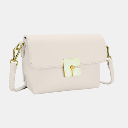 David Jones PU Leather Crossbody Bag - Tigbul's Variety Fashion Shop