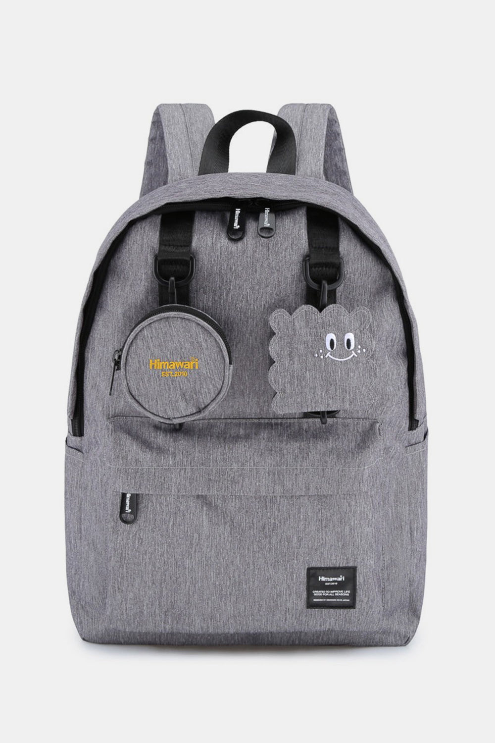 Himawari Waterproof Canvas Backpack Bag with Removable Coin Purse - Tigbul's Variety Fashion Shop