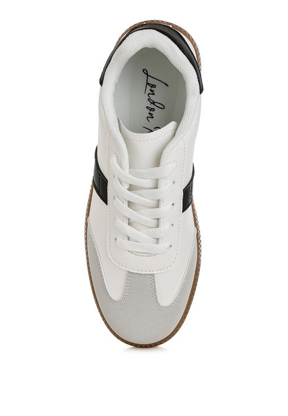 Crossover Classic Lace-Up Flatform Sneaker - Tigbul's Variety Fashion Shop