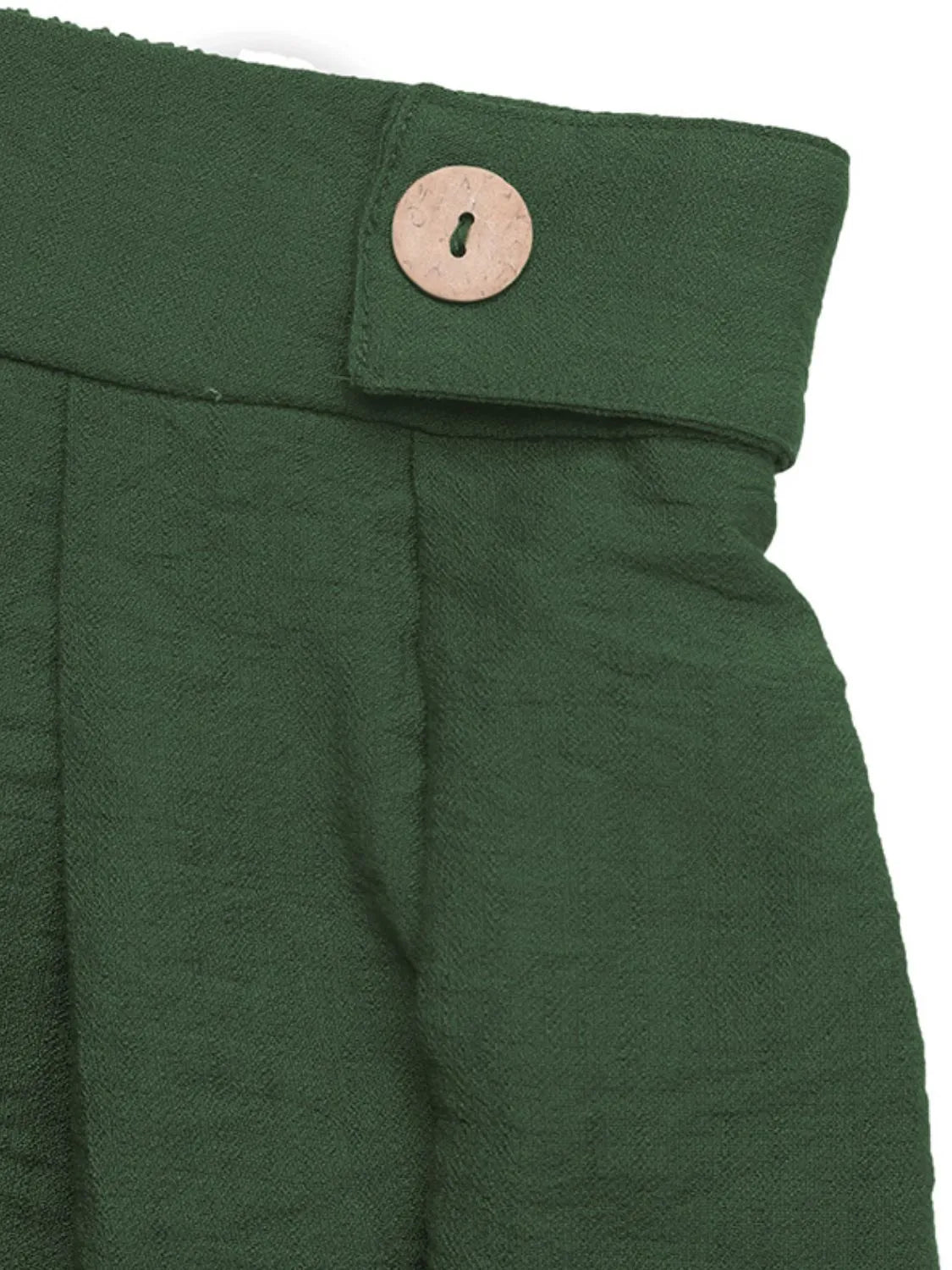 Pleated Detail Shorts with Pockets - Tigbul's Variety Fashion Shop