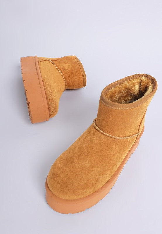 Derta Soft Microfiber Snow Boots - Tigbul's Variety Fashion Shop