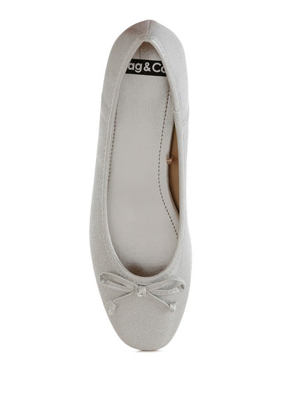 Agshin Metallic Ballet Flats - Tigbul's Variety Fashion Shop