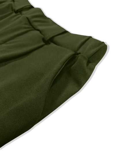 Pleated Detail Pants with Pockets - Tigbul's Variety Fashion Shop